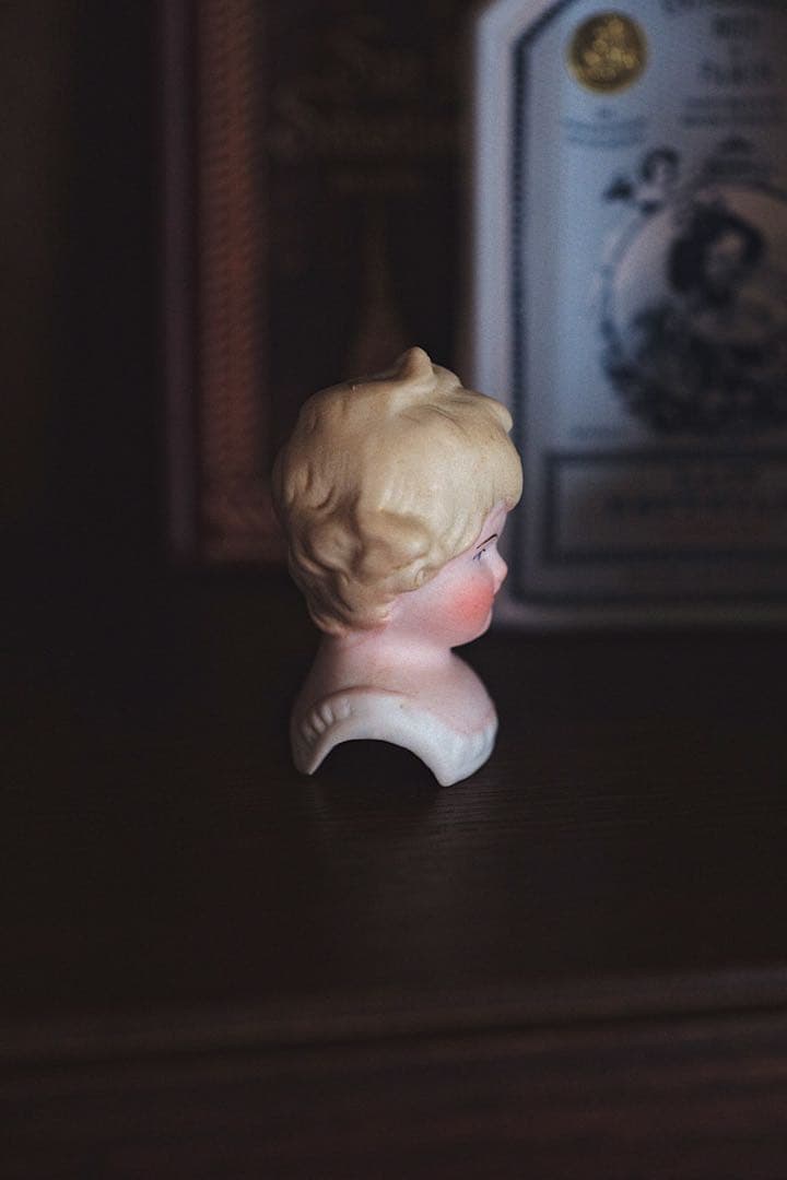 アンティーク チャイナヘッドドール パリアンドール ビスクドール ドールハウス