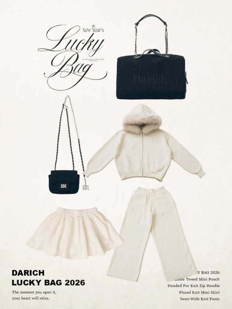 【新品タグ付き】Darich LUCKY BAG 福袋 2026