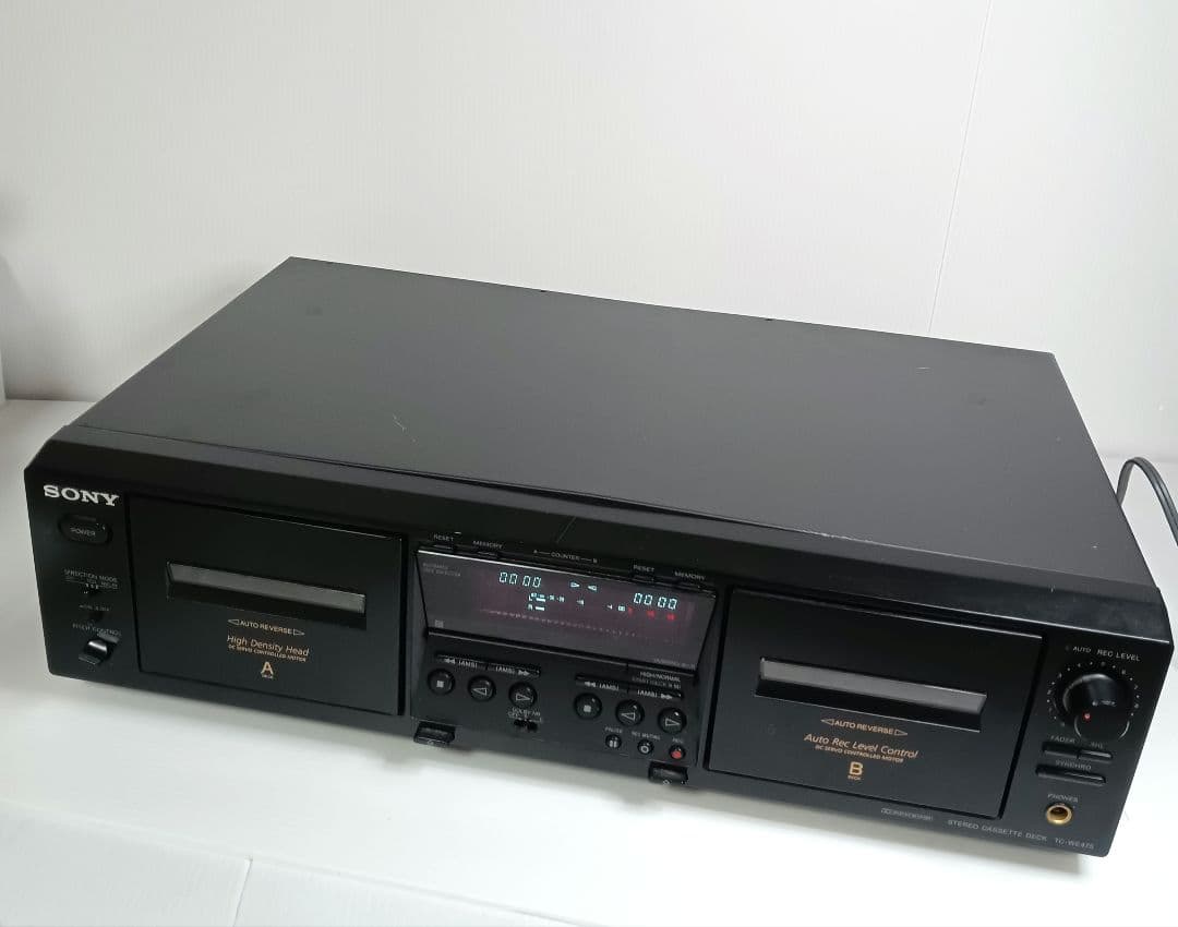 SONY ソニー カセットデッキ TC-WE475 Wリバースリモコン付き