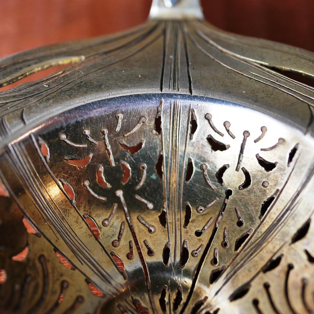 ◆PUIFORCAT◆ピュイフォルカ◆アイリス◆純銀ティーストレーナー◆