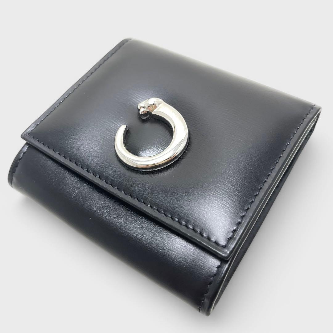 未使用級✨Cartier カルティエ パンテール 小銭入れ レザー 黒 箱付き