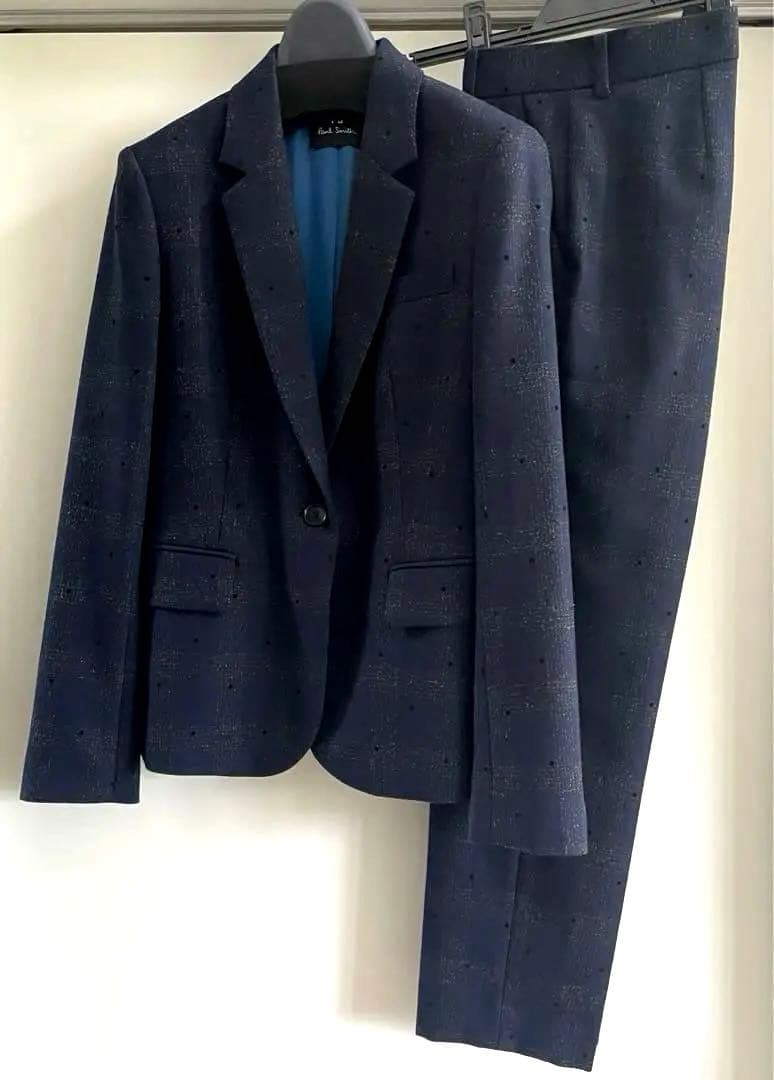 GW特別価格✨PaulSmithチェックドットセットアップスーツ