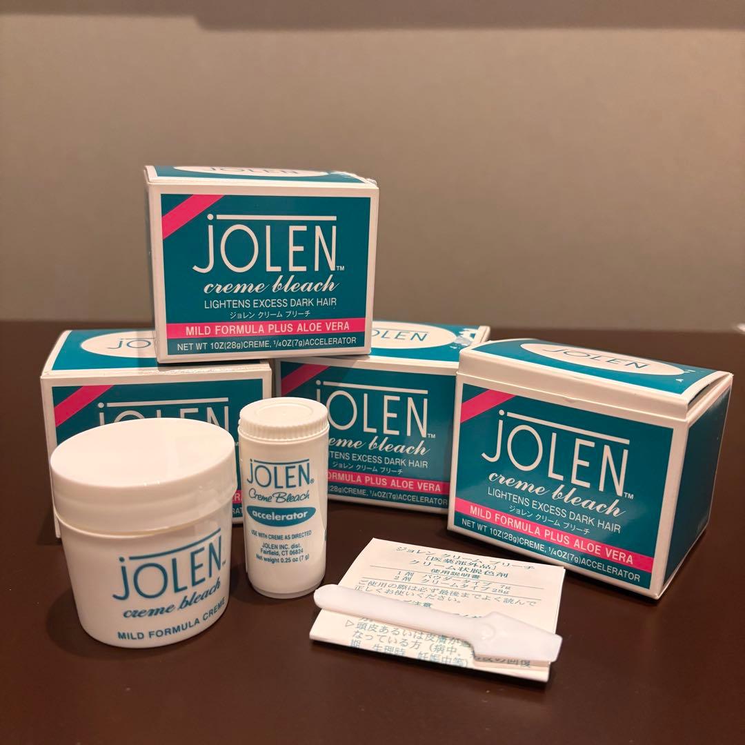 【新品未使用】ジョレンクリームブリーチ〈クリーム状脱色剤〉4箱セット