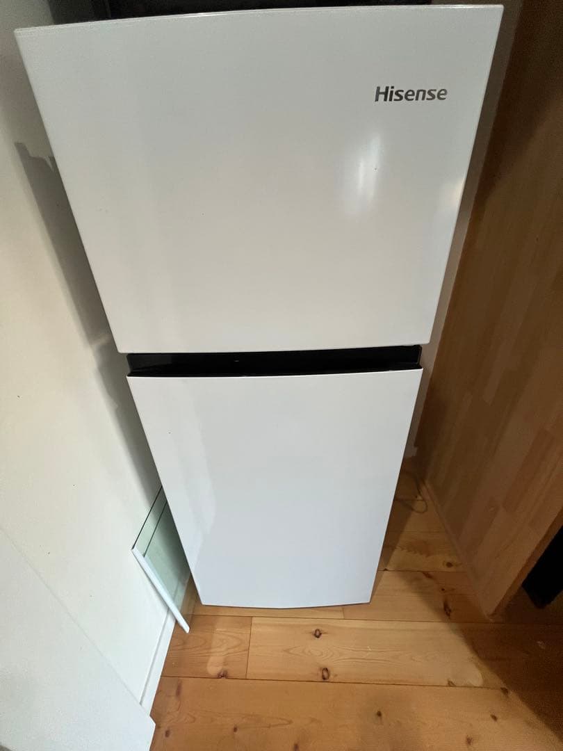 至急値下げHisense 2ドア冷蔵庫 ホワイト美品