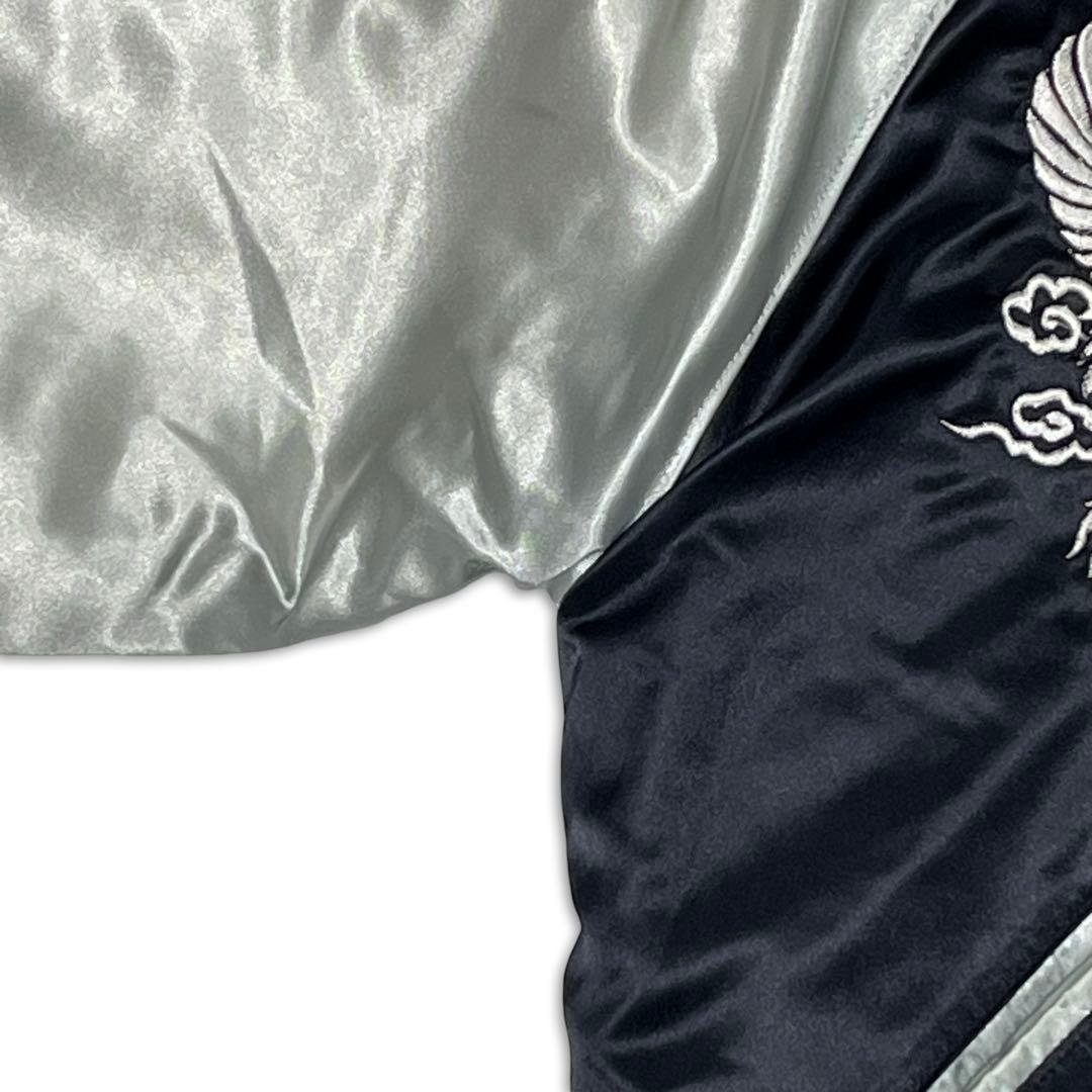 セール中⚡First Shop スカジャン 裏地キルティング 刺繍 鳳凰