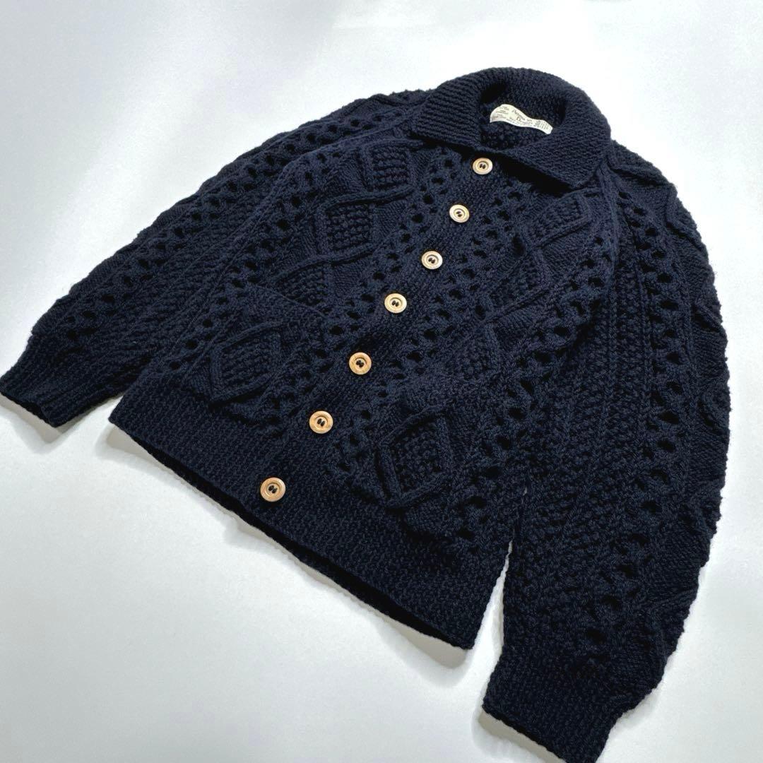 【極美品】アテナデザイン Athena Designs アランニットカーディガン