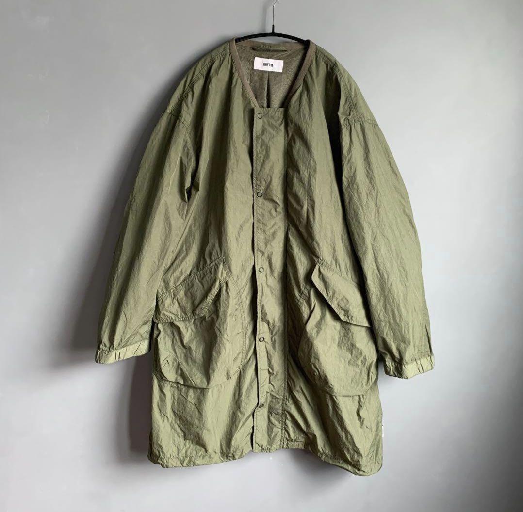 UNFRM ミリタリーライナー ナイロンコート オリーブグリーン M