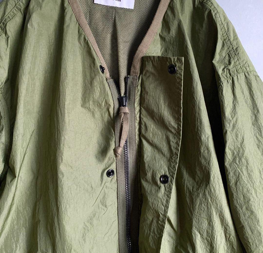UNFRM ミリタリーライナー ナイロンコート オリーブグリーン M