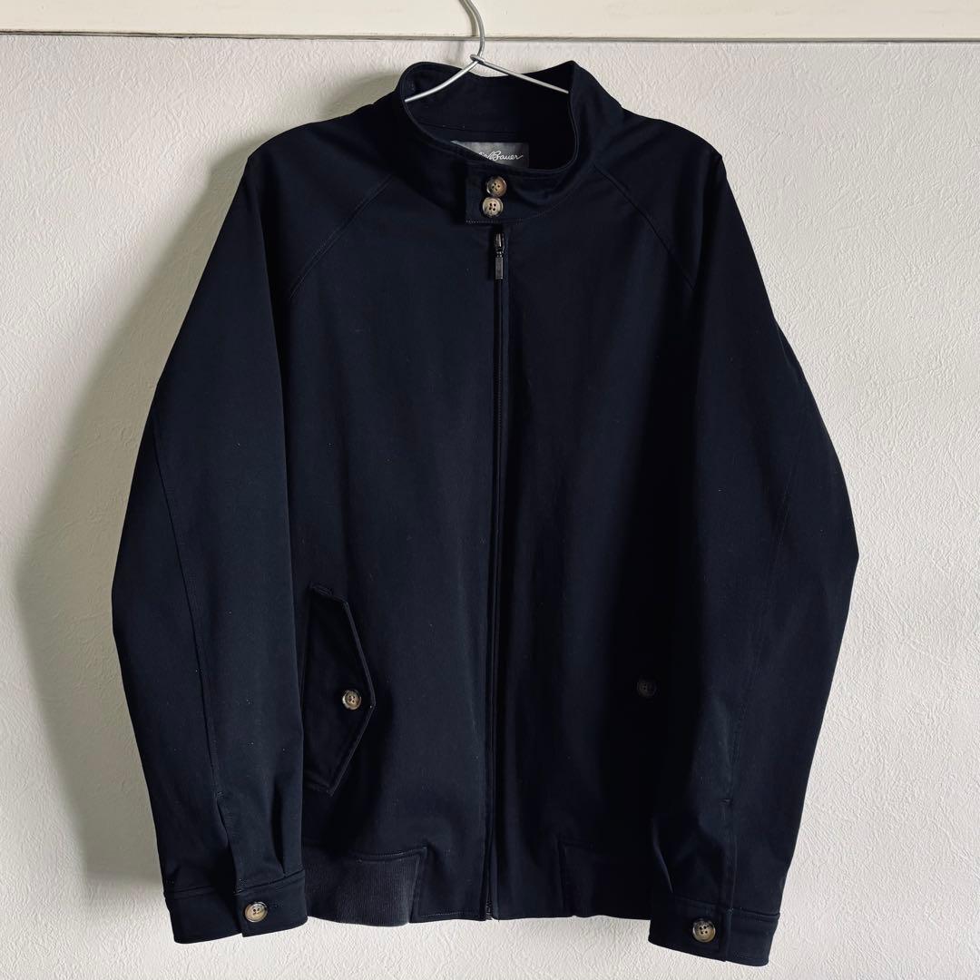 ス*ホ様 エディーバウアー ハリントンジャケット ブラック ネイビー　ライトブル