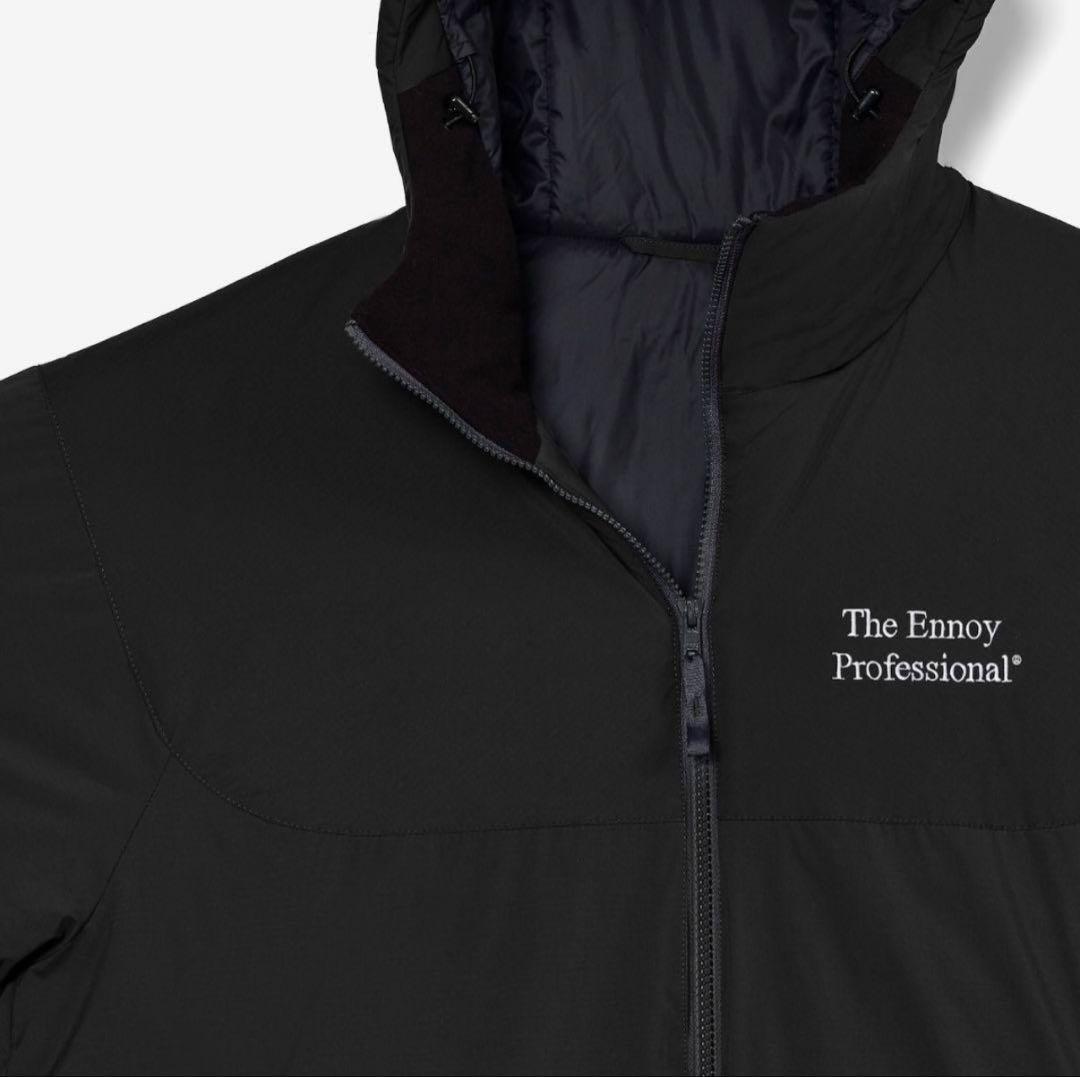 ENNOY エンノイPADDED NYLON HOODIE ブラック Mサイズ