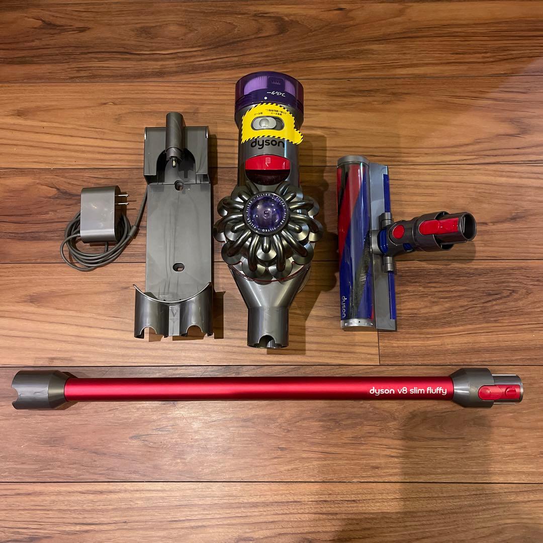 使用回数少 dyson ダイソン SV10K v8 slim fluffy