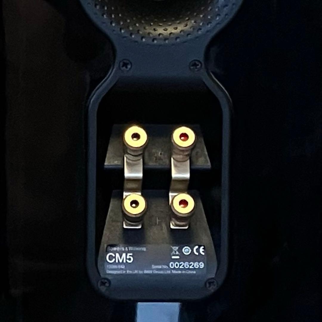【Bowers & Wilkins】 CM5 ペアスピーカー　ブラック　美品