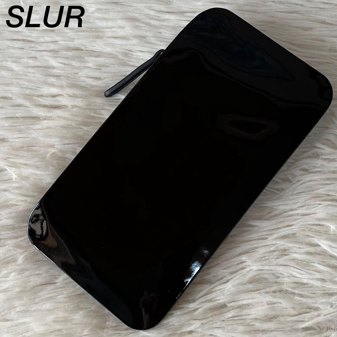 【新品未使用】スラー　アヴィオ　エナメル　長財布　　ジェットブラック