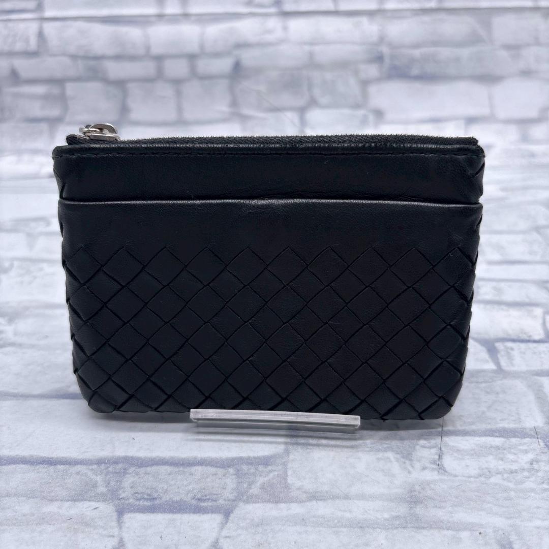 BOTTEGA VENETA ブラックレザー ケース キーケース ブラック
