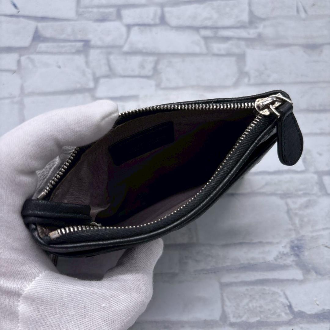 BOTTEGA VENETA ブラックレザー ケース キーケース ブラック