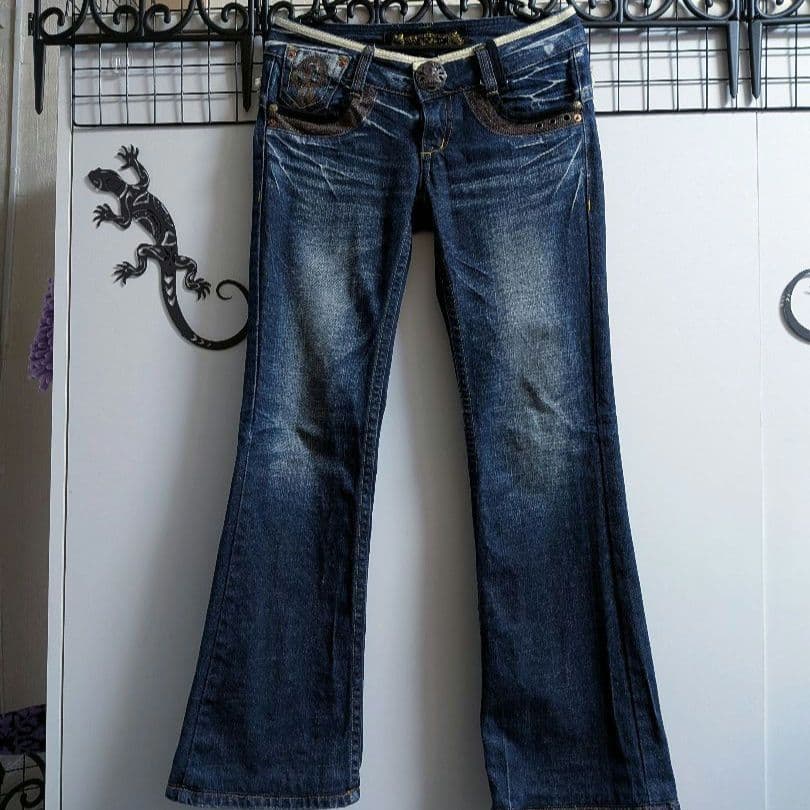 RED PEPPER ウイング刺繍 ブーツカットデニム フレアデニム 26インチ