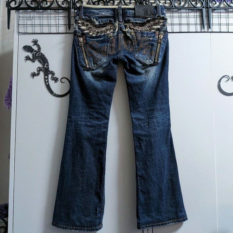 RED PEPPER ウイング刺繍 ブーツカットデニム フレアデニム 26インチ