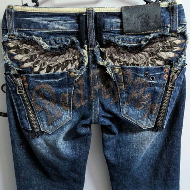 RED PEPPER ウイング刺繍 ブーツカットデニム フレアデニム 26インチ