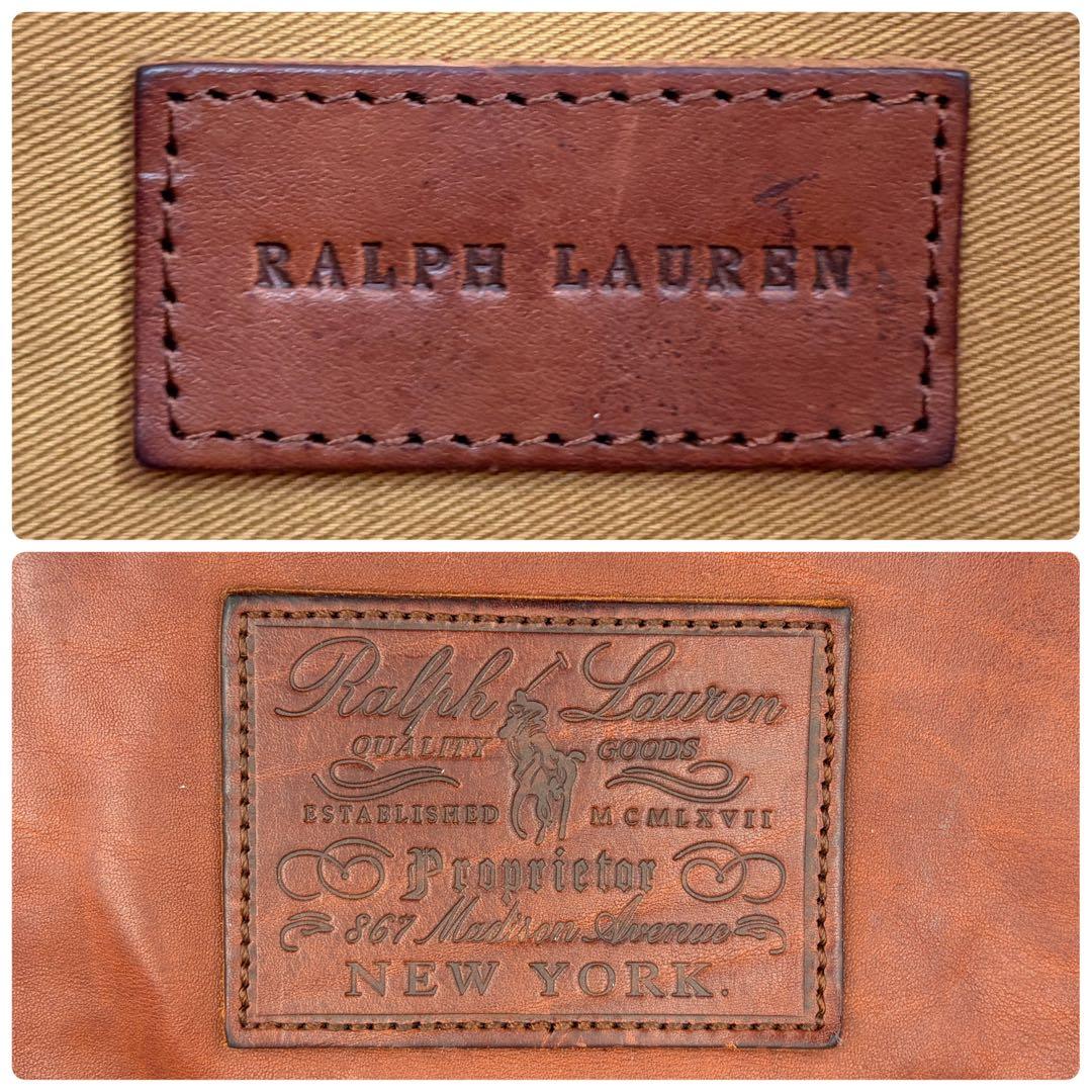 【良品✨】ラルフローレン クラシックス 2WAY トートバッグ レザー 大容量