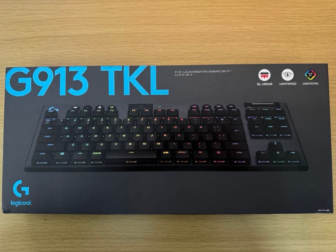 【美品】Logicool G G913 TKLリニア 赤軸 LIGHTSPEED