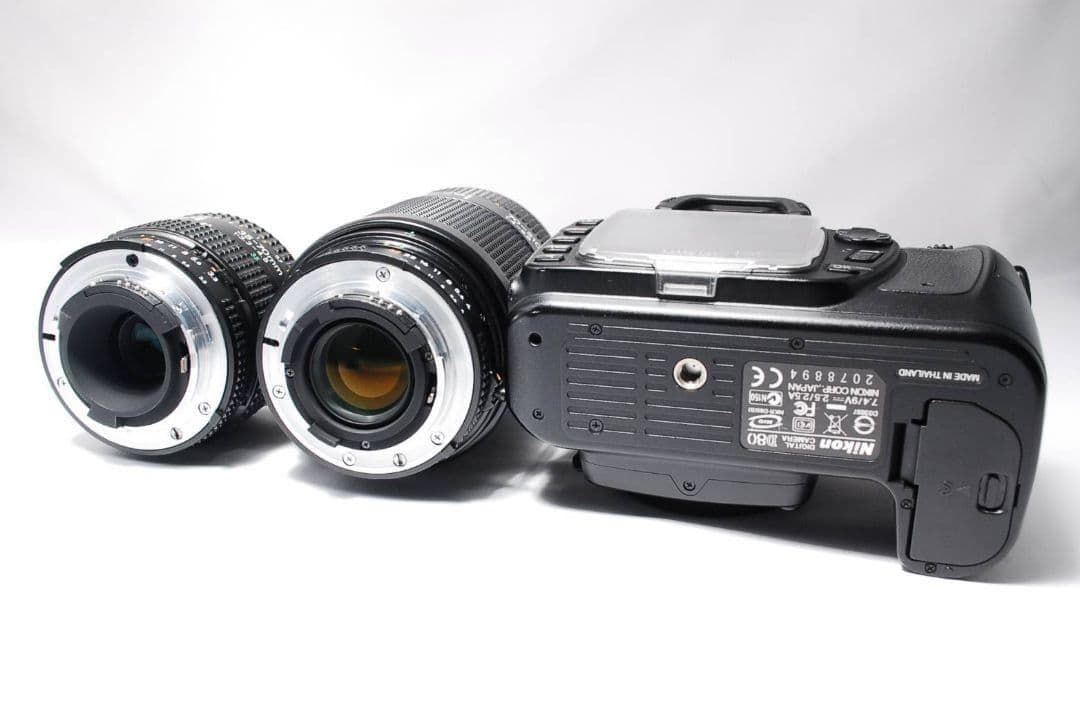 ♥Nikon D80♥ 本格中級機 ダブルズームセット 操作性抜群 標準&望遠