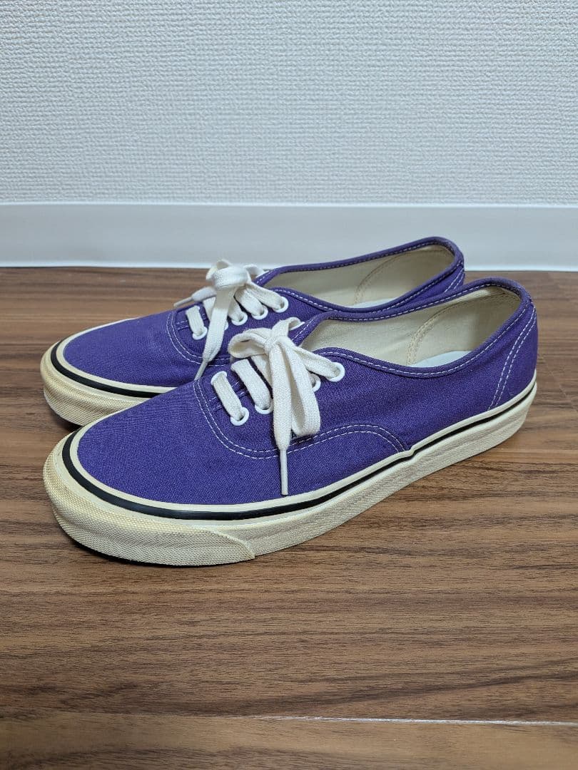 Vans authentic アナハイム 44dx パープル 27.0cm