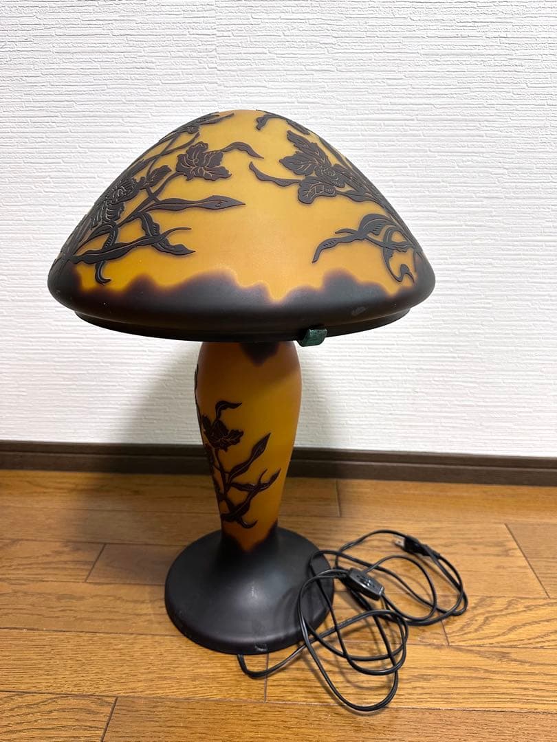 アンティークランプ　スイッチ、２灯式　通電確認済