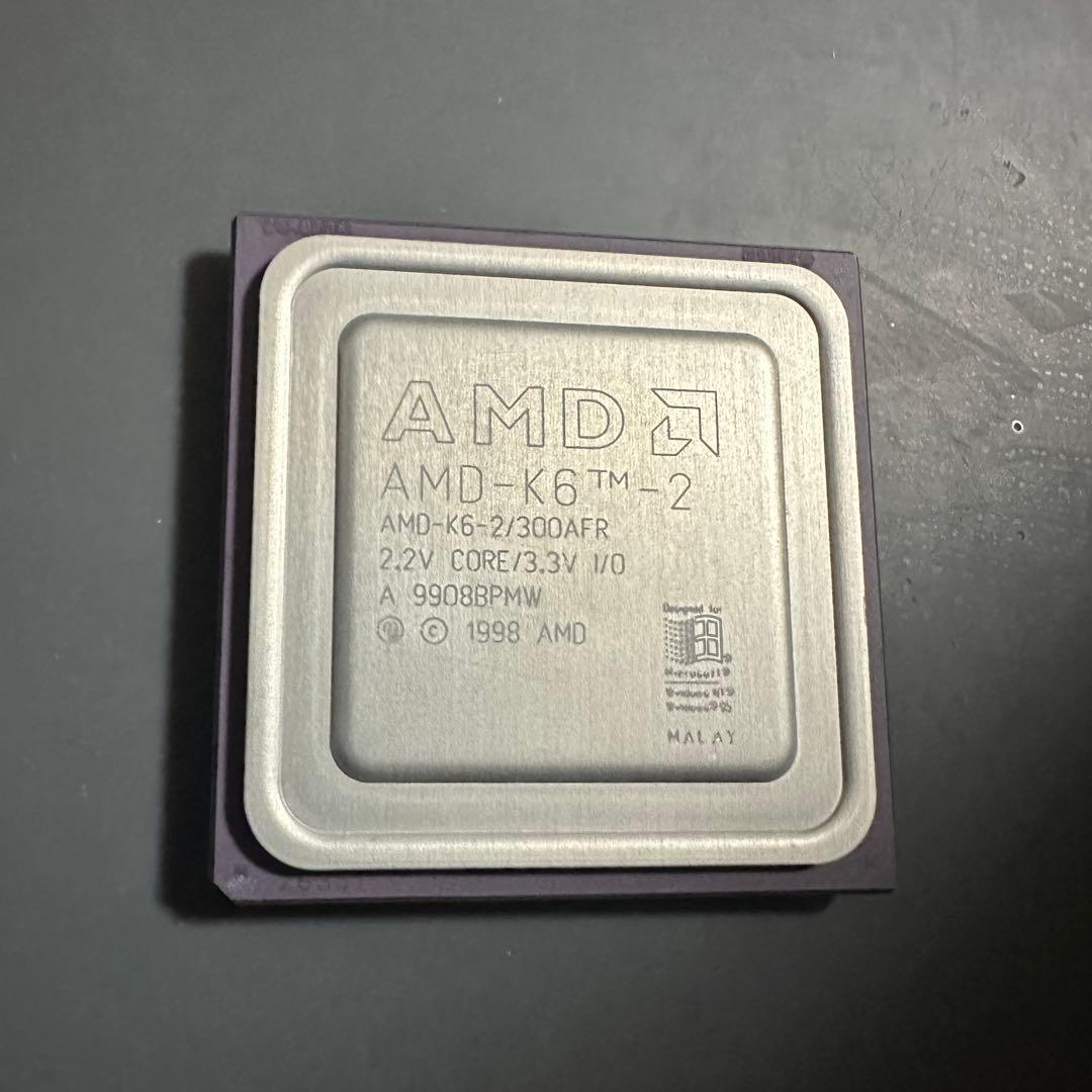 AMD K6-2 400MHz CPU 1998製