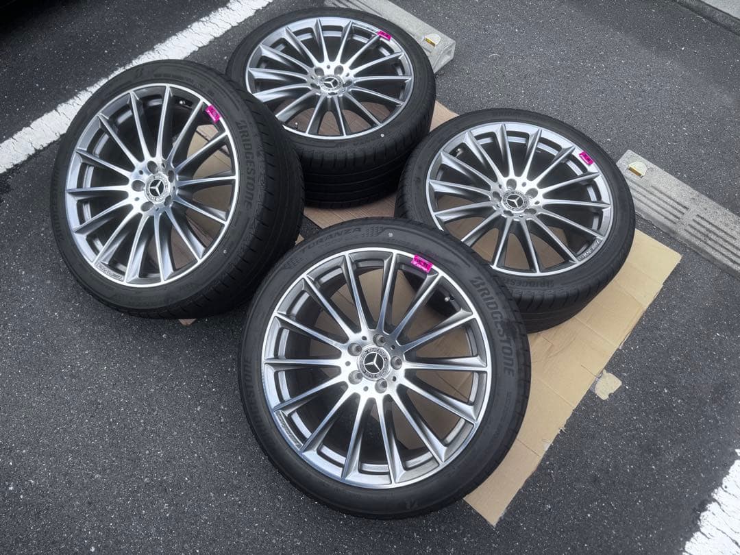 Mercedes-AMG20インチアルミホイール純正タイヤ&ホイール4本セット