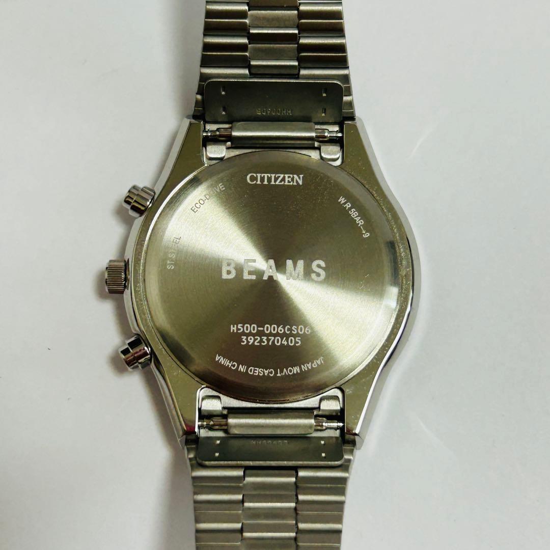 CITIZEN × BEAMS コラボ 腕時計 エコドライブ シルバー BOX付