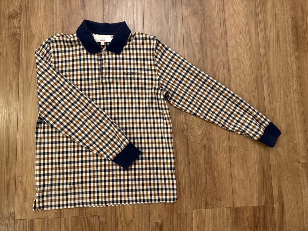 Supreme Aquascutum コラボ　シャツ