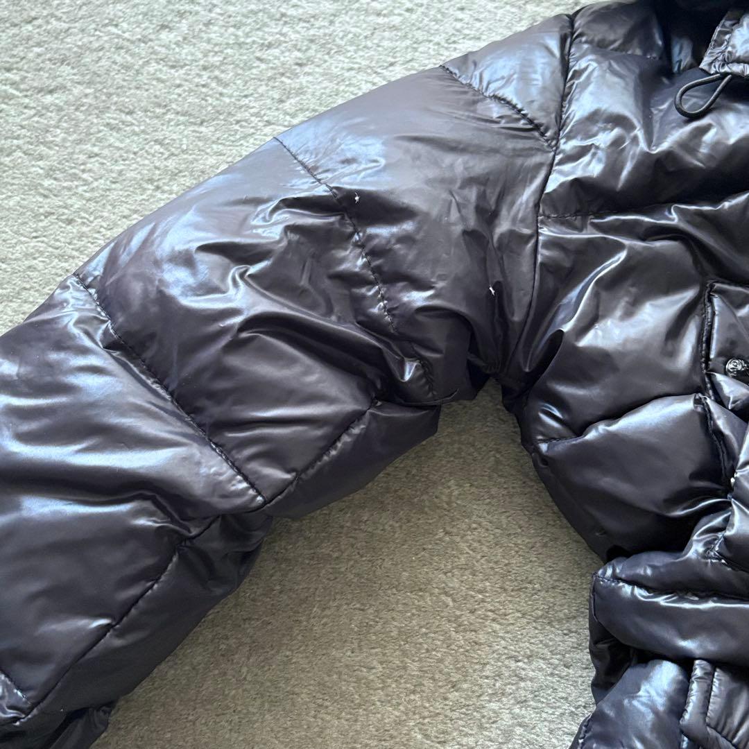 モンクレール ロングダウンコート サイズ1 ブラック