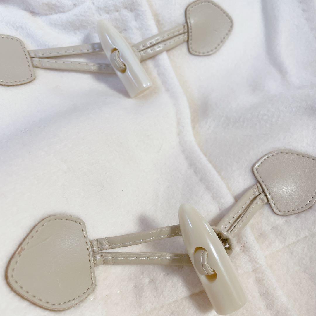 美品　マックスマーラ　ステュディオ　ウール　ダッフルコート　ホワイト　42