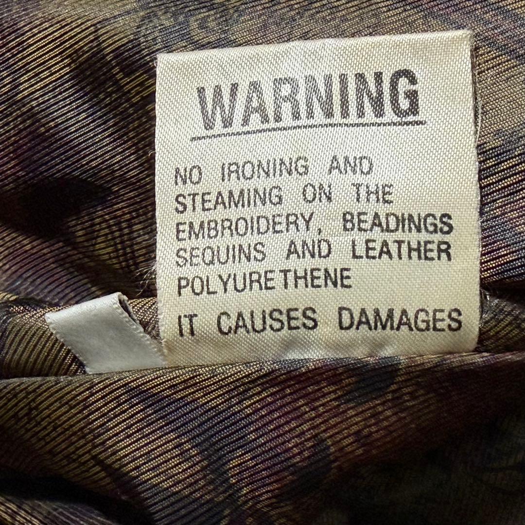 極上 羊革 ラムレザー ジャケット 短丈 黒 裏地総柄 柔らかい