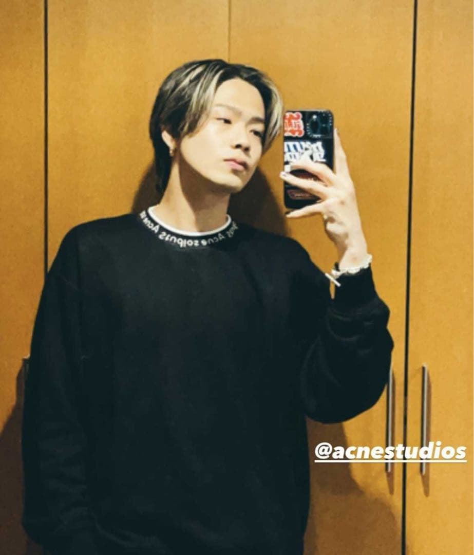 コムドットやまと着用　Acne Studios スウェット 旧タグ　アクネ