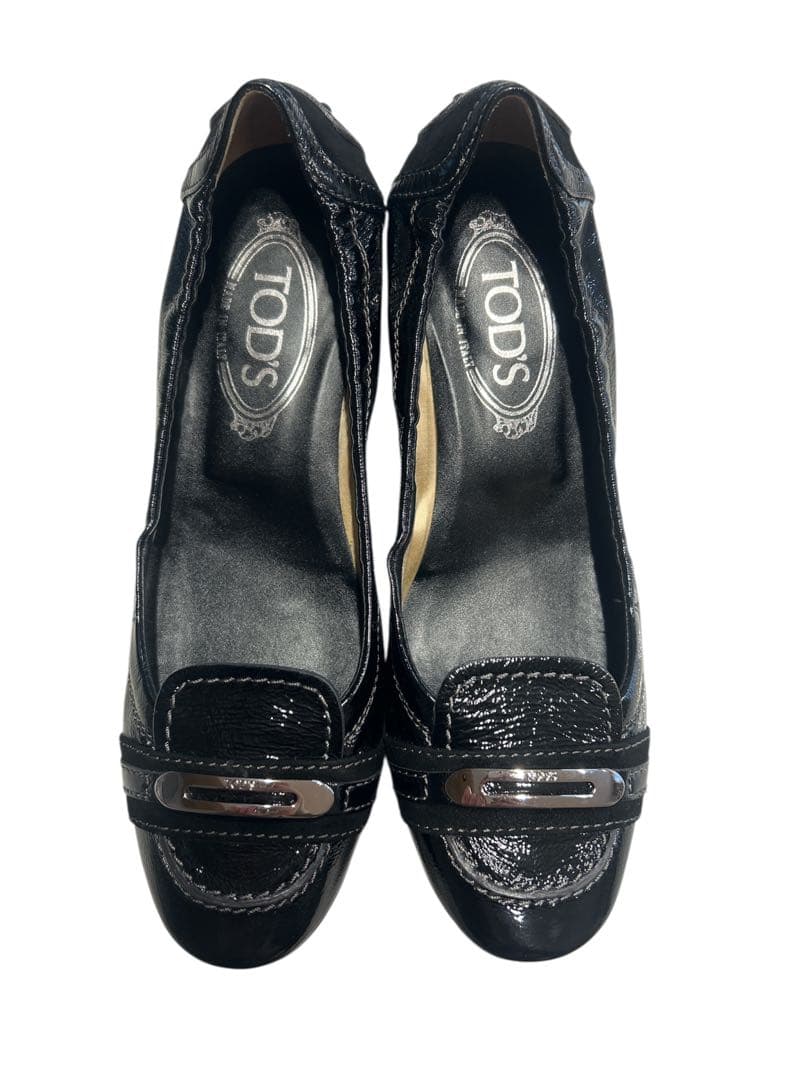 【極美品】TOD'S ブラックパンプス 37.5