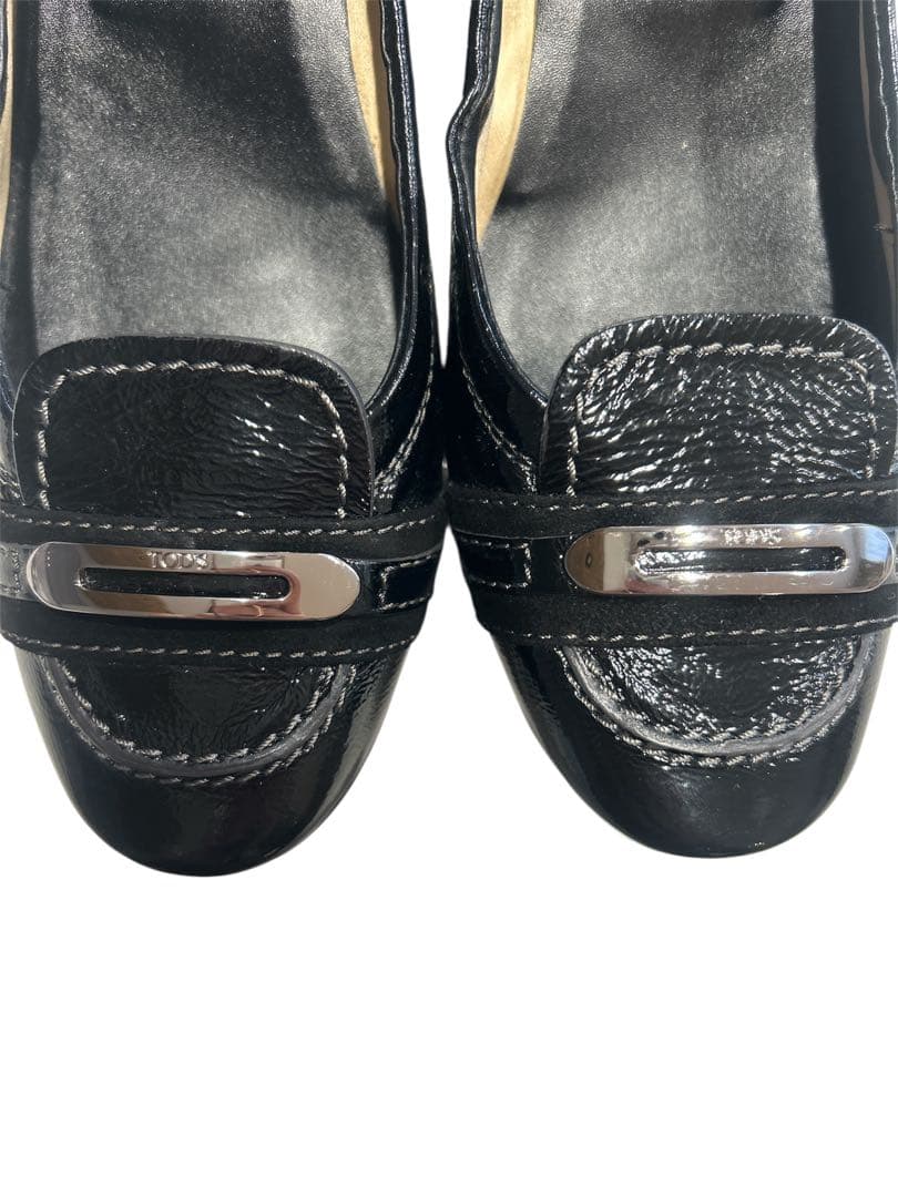 【極美品】TOD'S ブラックパンプス 37.5