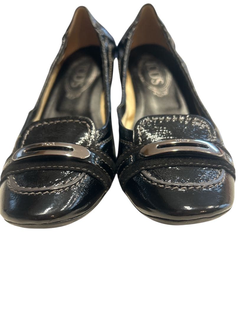 【極美品】TOD'S ブラックパンプス 37.5