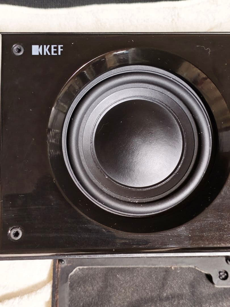 良品 KEF 6LCR LCR ブラック センタースピーカー