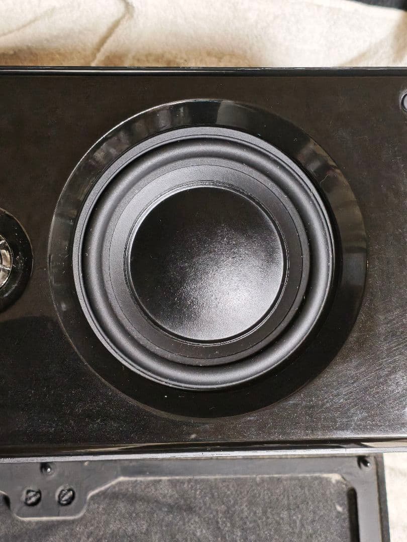 良品 KEF 6LCR LCR ブラック センタースピーカー