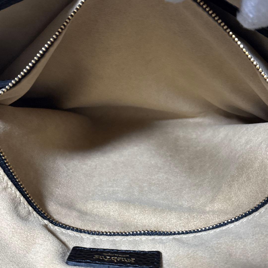 未使用級✨ハッシュタグ　レザー　スマートトートバッグ　現行　シボ革　ブラック