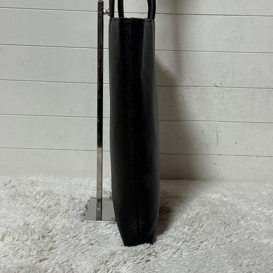 未使用級✨ハッシュタグ　レザー　スマートトートバッグ　現行　シボ革　ブラック