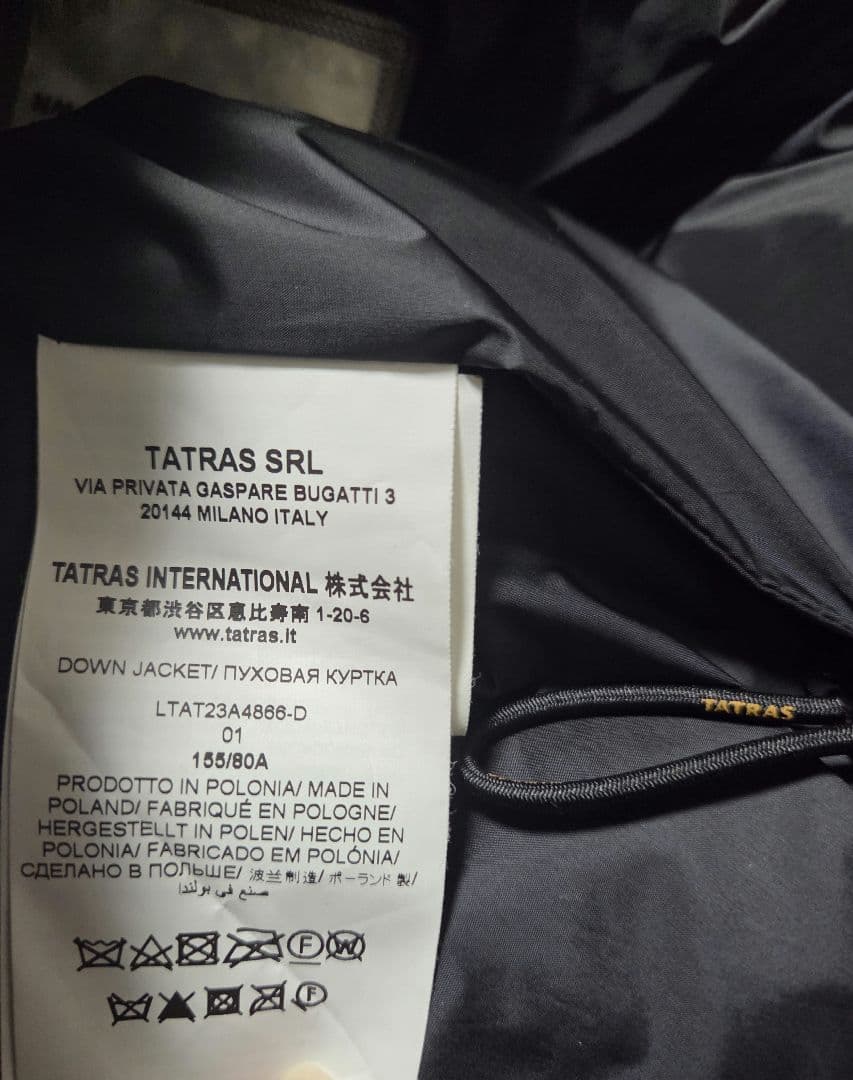 TATRAS タトラス ダウン AVECI アヴェーチー