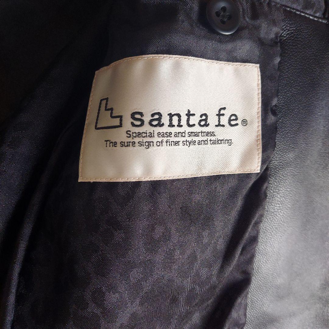 santafe ブラック革ジャン