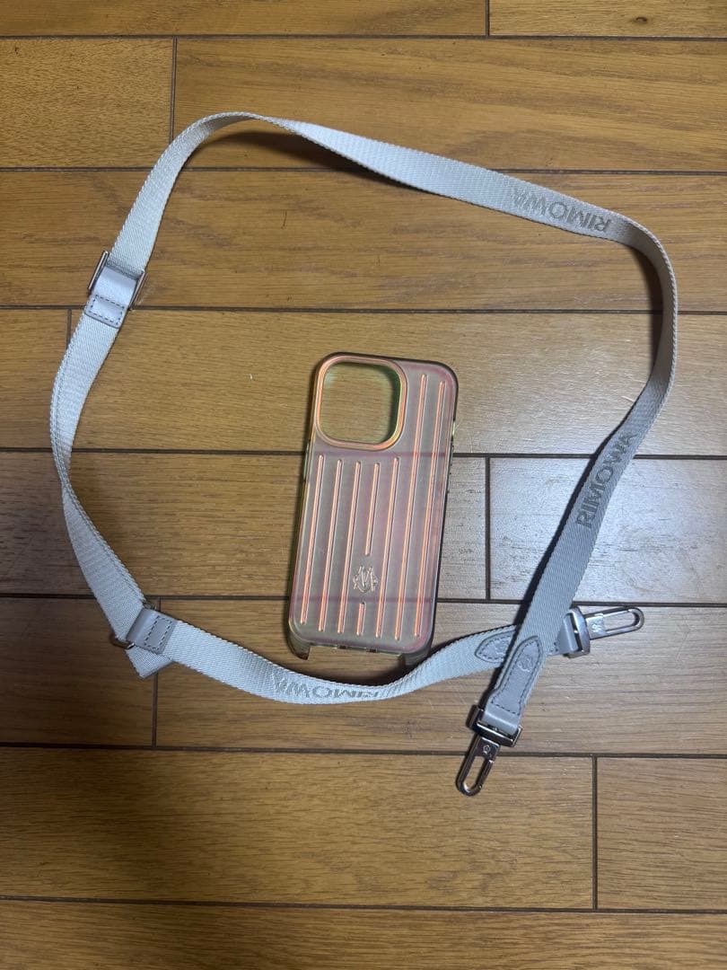 RIMOWAショルダーストラップ付きiPhone15proケース