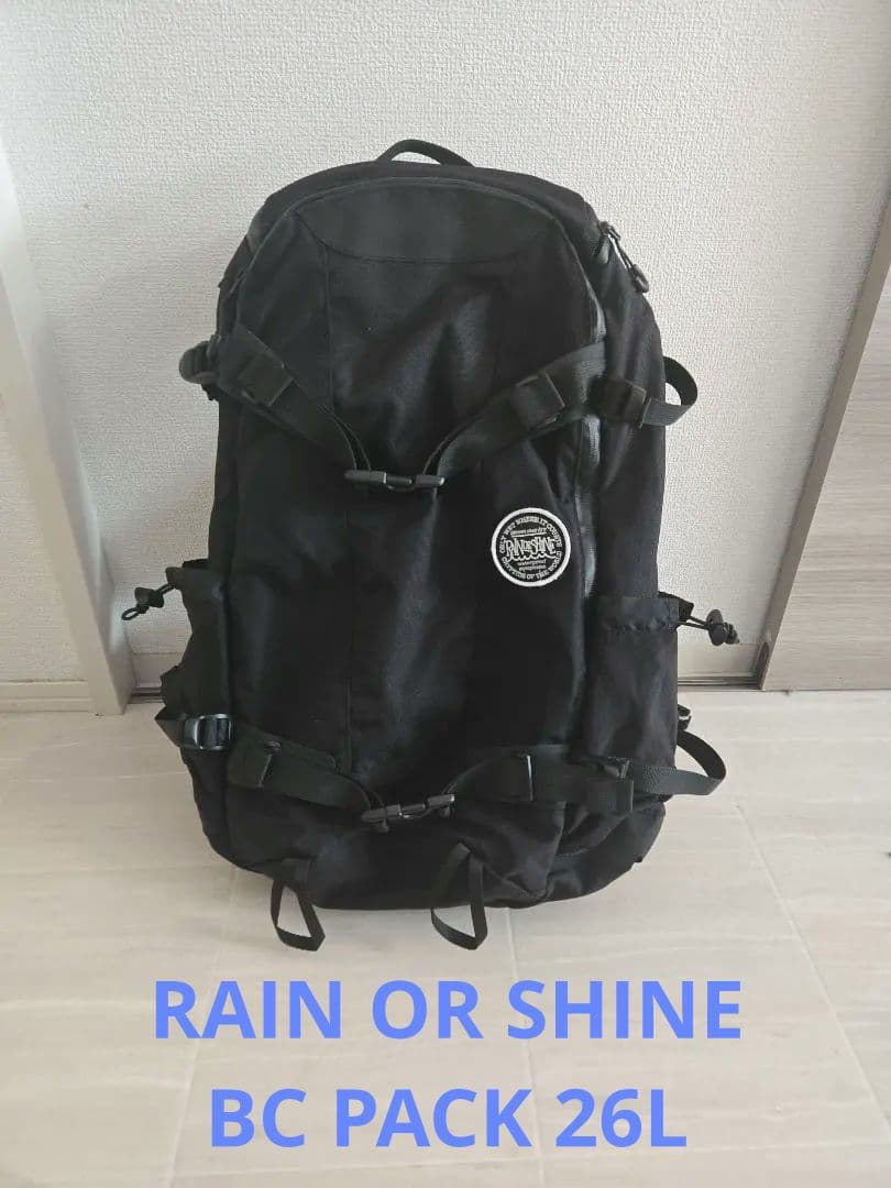 定価以下　RAIN OR SHINE BC PACK 26L バックカントリー