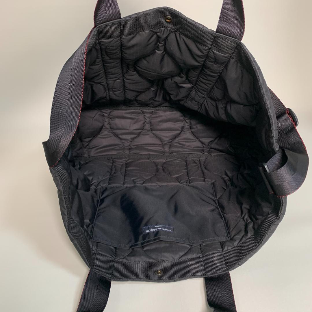 極美品 コムデギャルソンオム ★ 2way トートバッグ 23AW ブラック