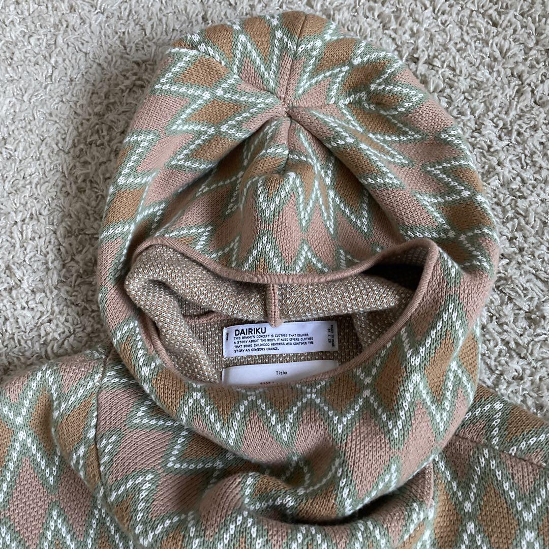 トップス DAIRIKU FACE COVER KNIT PULLOVER 23AW
