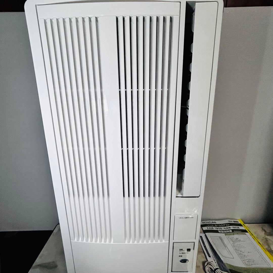 極美品 ウィンドウエアコン KOIZUMI KAW-1602 窓用 2020年製