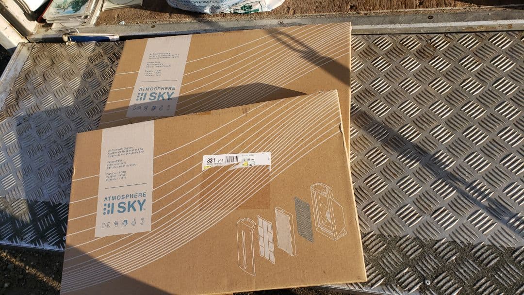 未使用2枚組！　アトモスフィア スカイ用 カーボン脱臭フィルター 120541